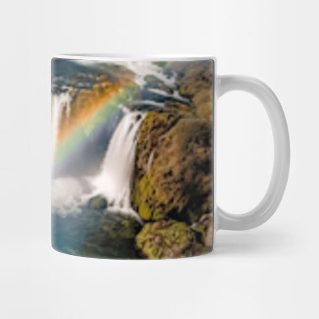 Wonderfull waterfall with a rainbow #2 by SmartPics